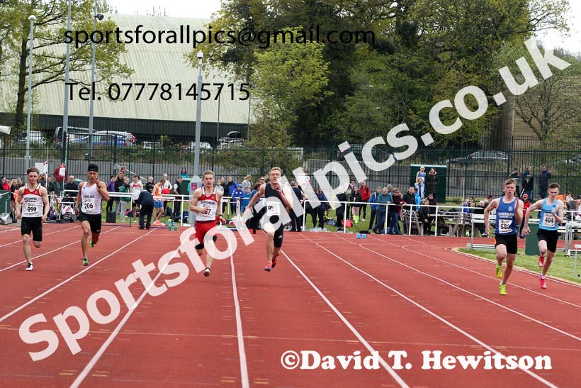 100 metres, 2021 NECAA Middlesbrough Open Meting, Sunday, May 9th. Photo: David T. Hewitson/Sports for All Pics